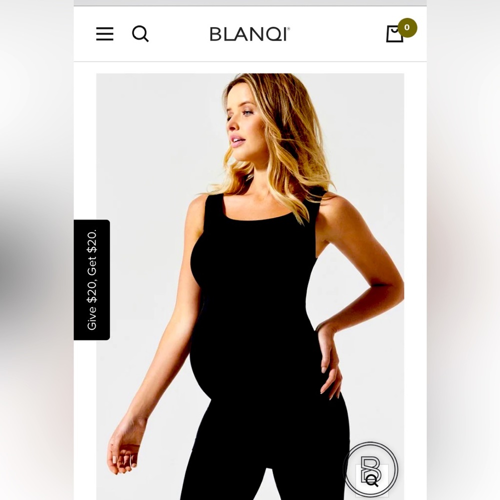 NWT Blanqi Maternity support tank